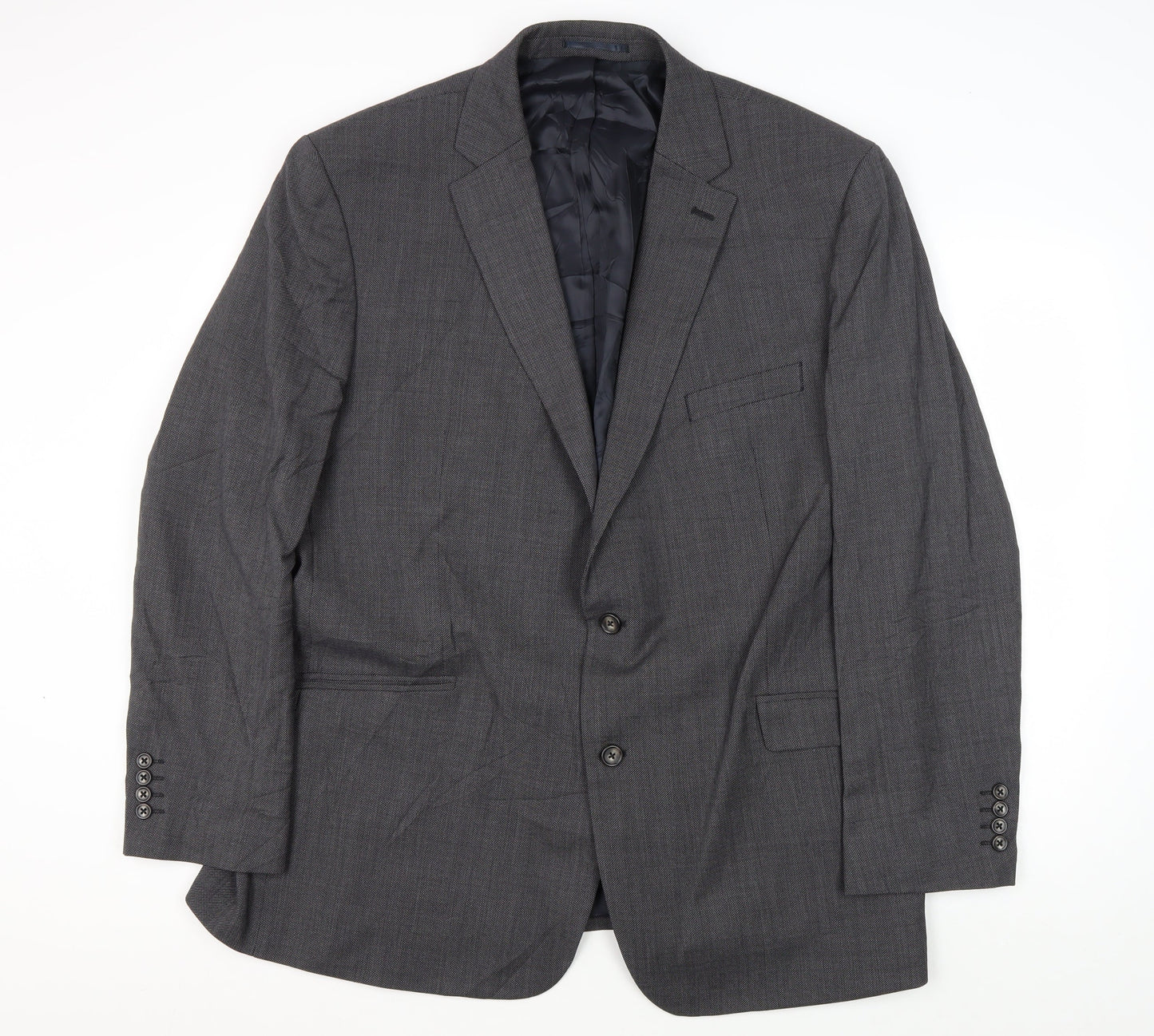 Mens UK Size 50 Brook Taverner Regular Grey Suit Jacket