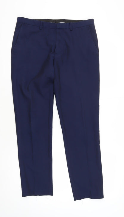 Burton Menswear Blue Skinny Trousers 32S
