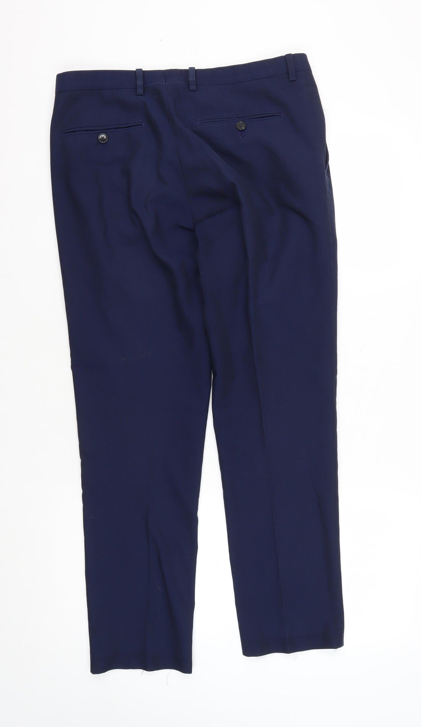 Burton Menswear Blue Skinny Trousers 32S