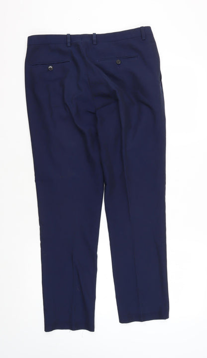 Burton Menswear Blue Skinny Trousers 32S