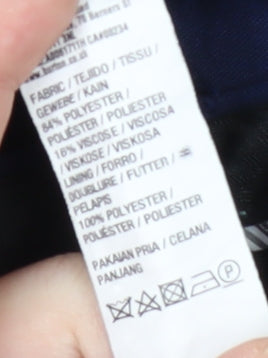 Burton Menswear Blue Skinny Trousers 32S