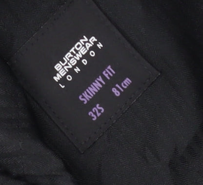 Burton Menswear Blue Skinny Trousers 32S