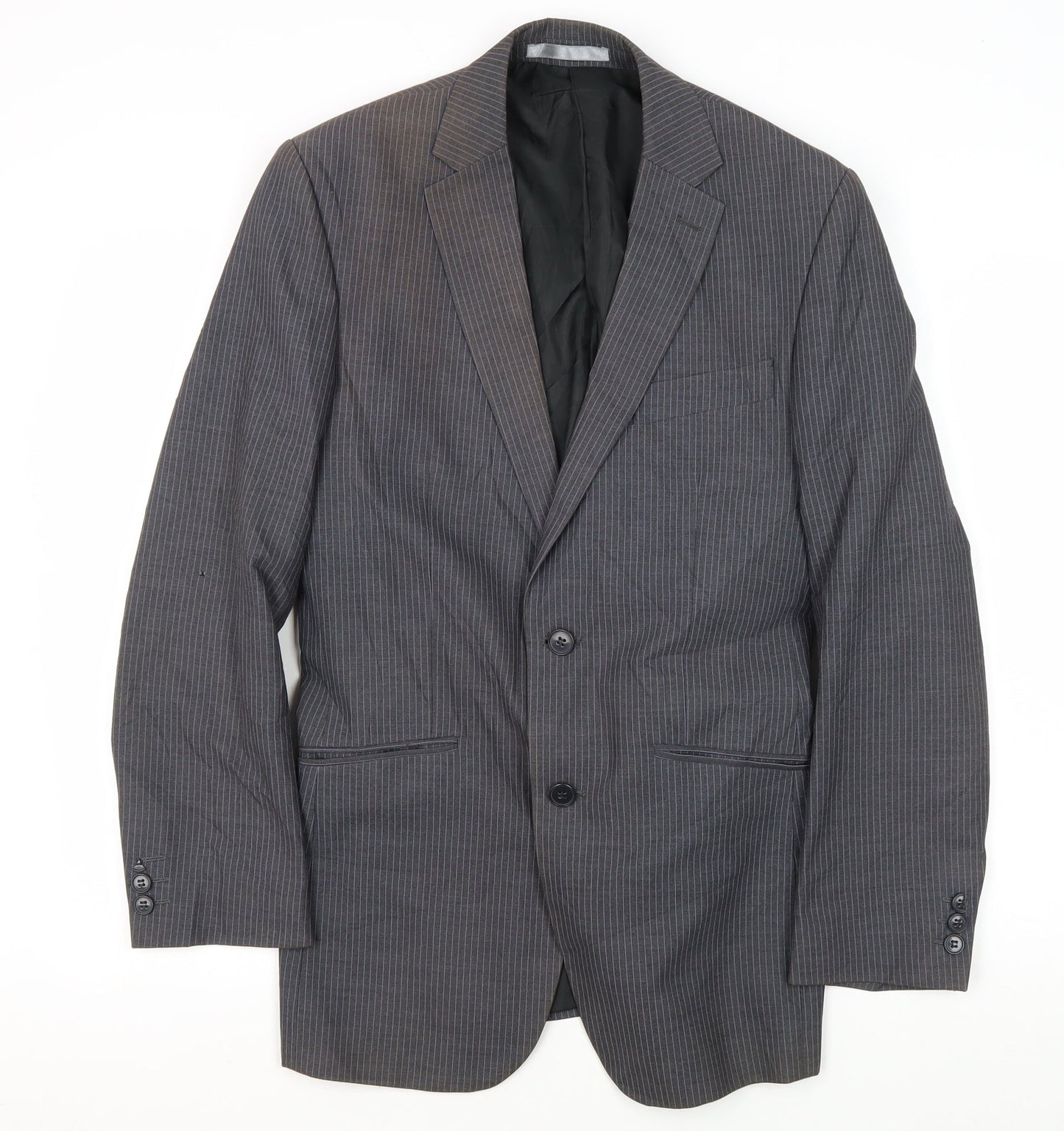 Mens UK Size 36 Burton Regular Grey Suit Jacket