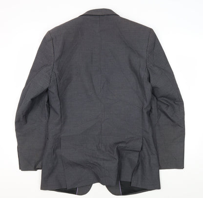 Mens UK Size 36 Burton Regular Grey Suit Jacket