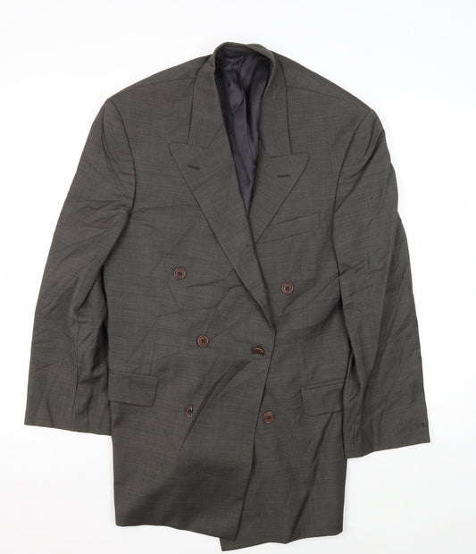 Mens UK Size 40 Marks and Spencer Regular Grey Suit Jacket
