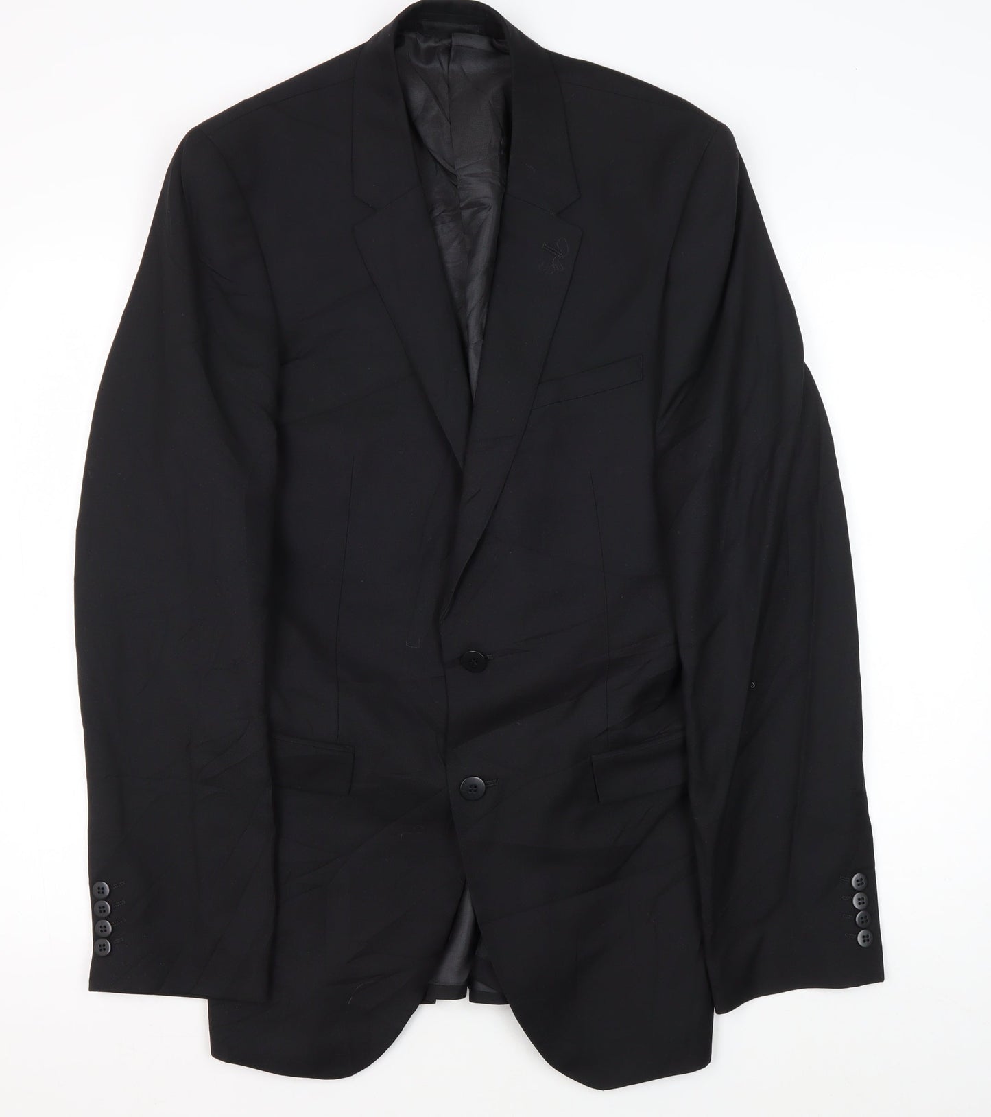 Mens UK Size 40 Marks and Spencer Regular Black Suit Jacket