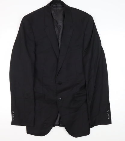 Mens UK Size 40 Marks and Spencer Regular Black Suit Jacket