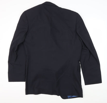Mens UK Size 36 Lino Vierra Regular Blue Suit Jacket