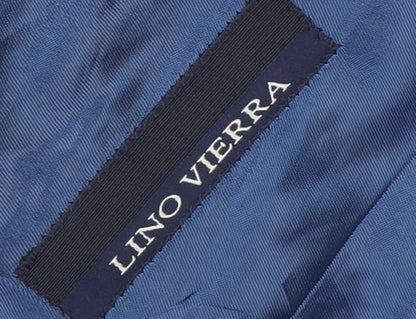 Mens UK Size 36 Lino Vierra Regular Blue Suit Jacket