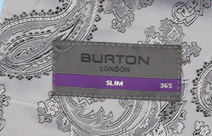 Mens UK Size 36 Burton Regular Grey Suit Jacket