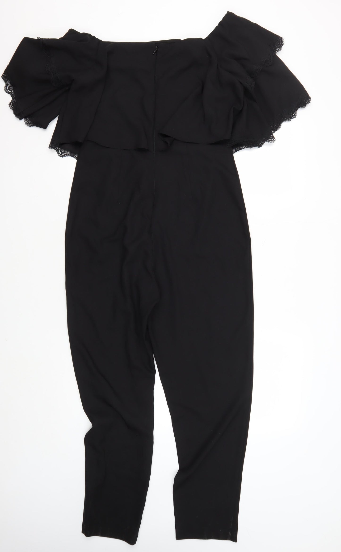 Womens UK Size 10 ASOS One-Piece Black Jumpsuit