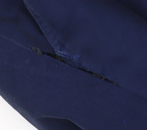 Mens UK Size 32R Burton Menswear London Skinny Fit  Blue Trousers