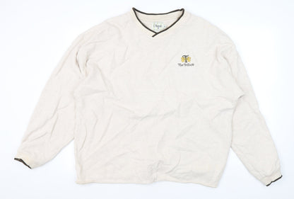 E. Magrath Men's Beige XL Pullover Sweatshirt