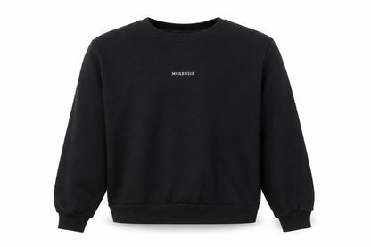Unisex Adults UK Size XL McKenzie Black Pullover Sweatshirt