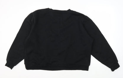 Unisex Adults UK Size XL McKenzie Black Pullover Sweatshirt