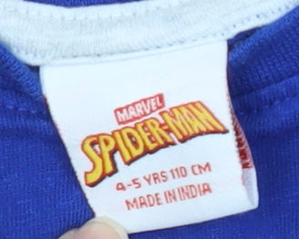 Marvel Boys Blue Spider-Man Long Sleeve T-Shirt 4-5 Years