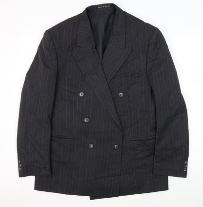 Mens UK Size 44 Fellini Regular Black Suit Jacket