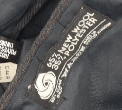 Mens UK Size 44 Fellini Regular Black Suit Jacket