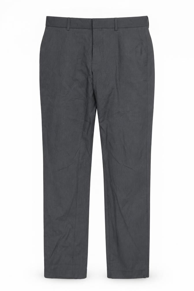 Mens UK Size 34 L Topman Skinny Fit Business Grey Trousers