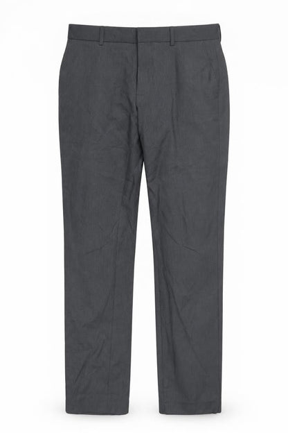 Mens UK Size 34 L Topman Skinny Fit Business Grey Trousers