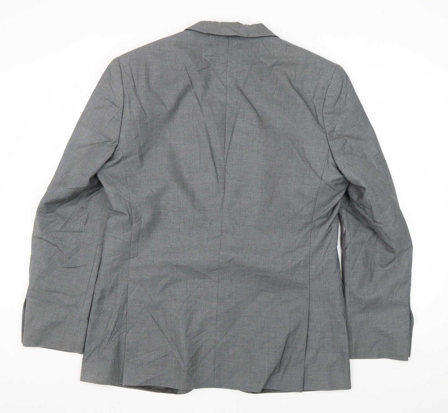 Mens UK Size 40 Occasions Regular Grey Suit Jacket