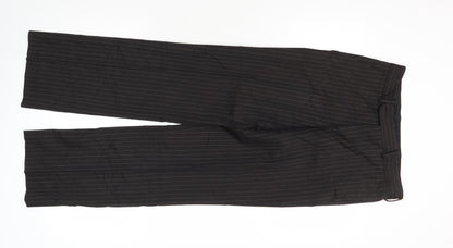 Burton Men's Black Striped Dress Pants Size 28