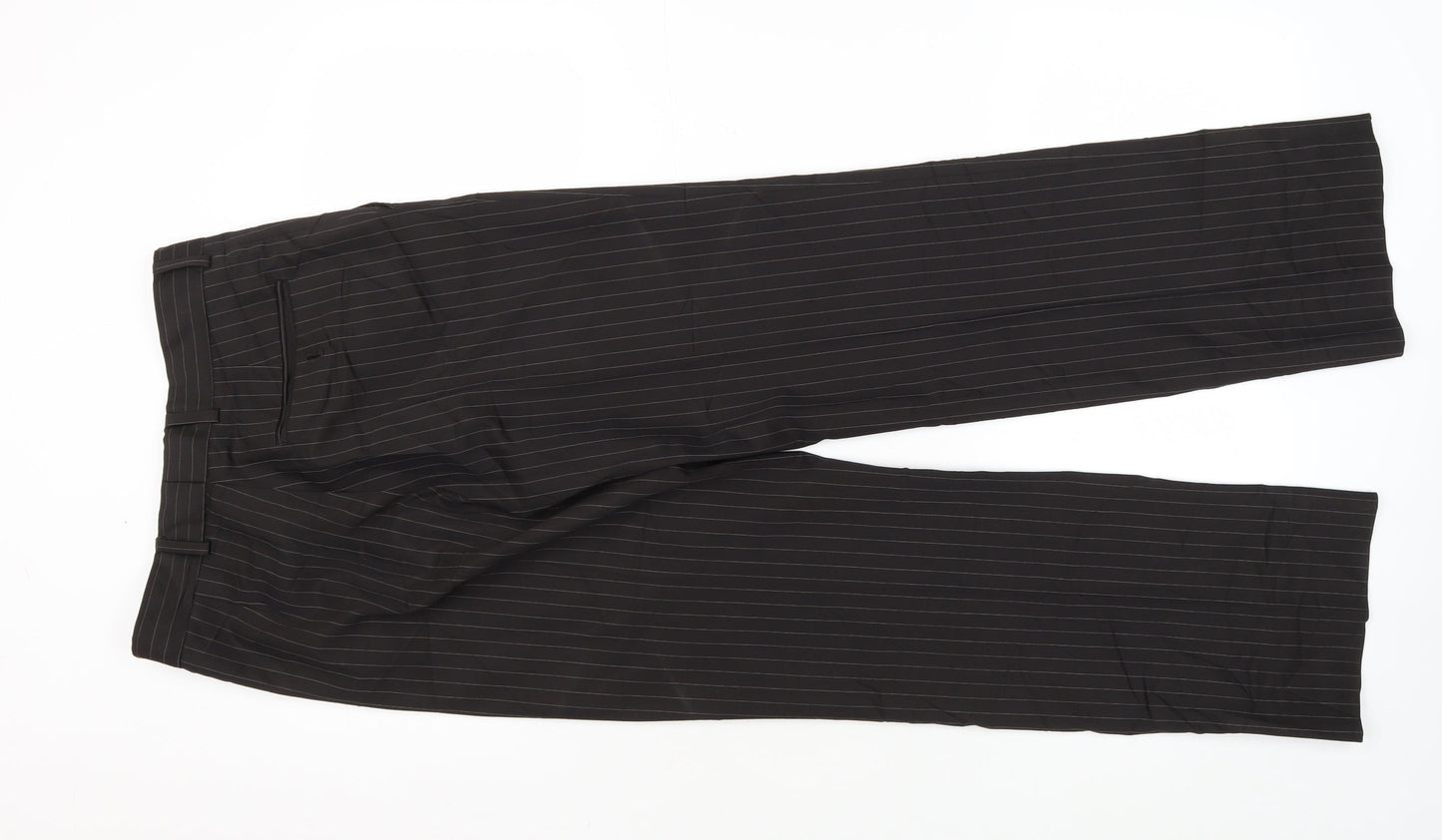 Burton Men's Black Striped Dress Pants Size 28