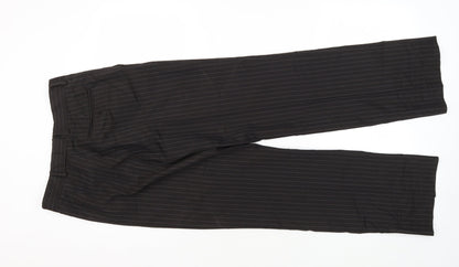 Burton Men's Black Striped Dress Pants Size 28