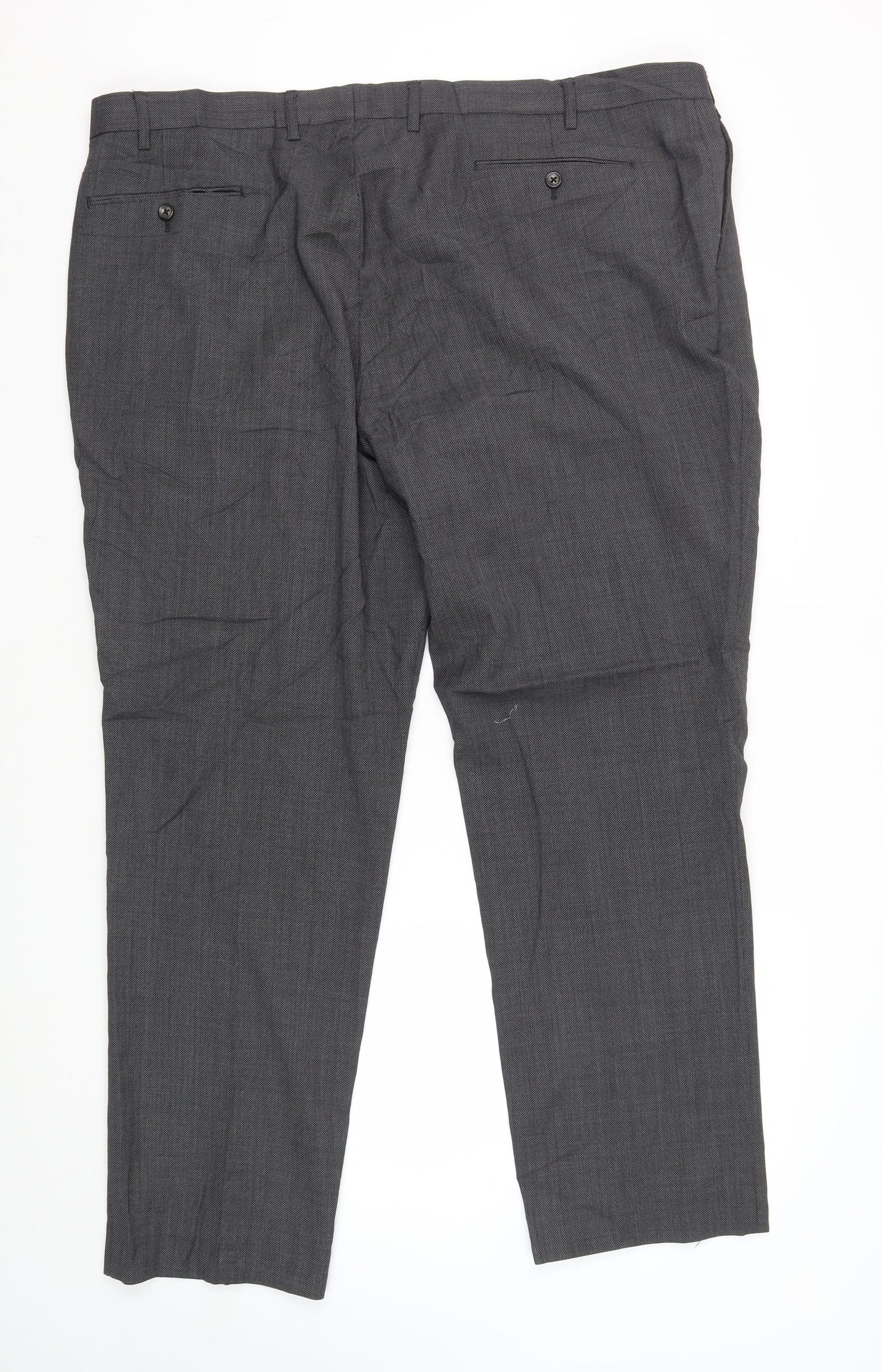 Brook Taverner Men's Grey Dress Pants, Size 44R