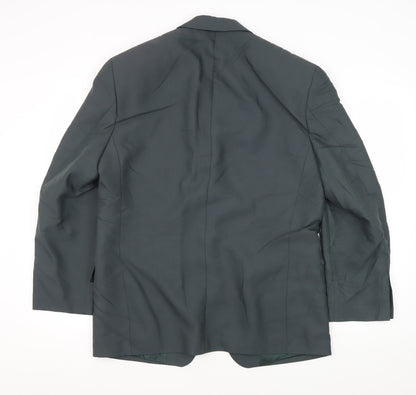 Mens UK Size 40 Marks and Spencer Regular Green Suit Jacket
