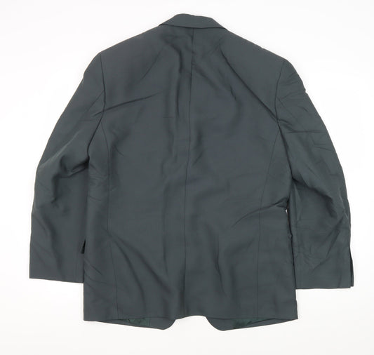 Mens UK Size 40 Marks and Spencer Regular Green Suit Jacket