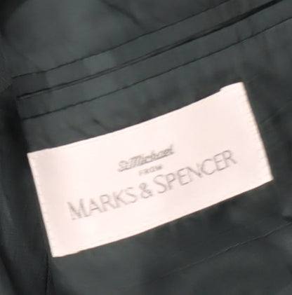 Mens UK Size 40 Marks and Spencer Regular Green Suit Jacket