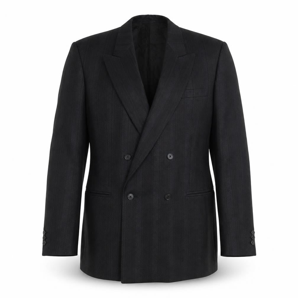 Mens UK Size 42 Anthony Loretto Regular Black Suit Jacket