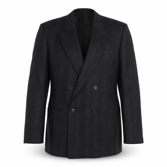 Mens UK Size 42 Anthony Loretto Regular Black Suit Jacket