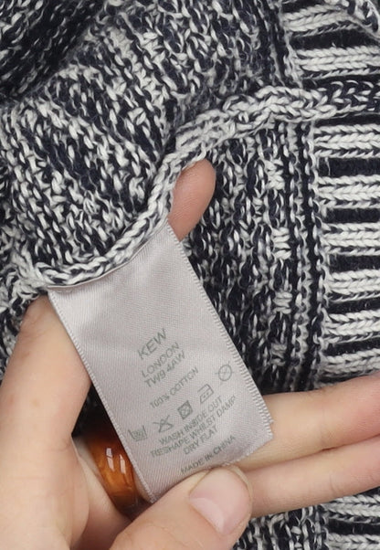 Kew Boys Grey Pullover Knit Jumper, Size S, Casual Autumn Wear