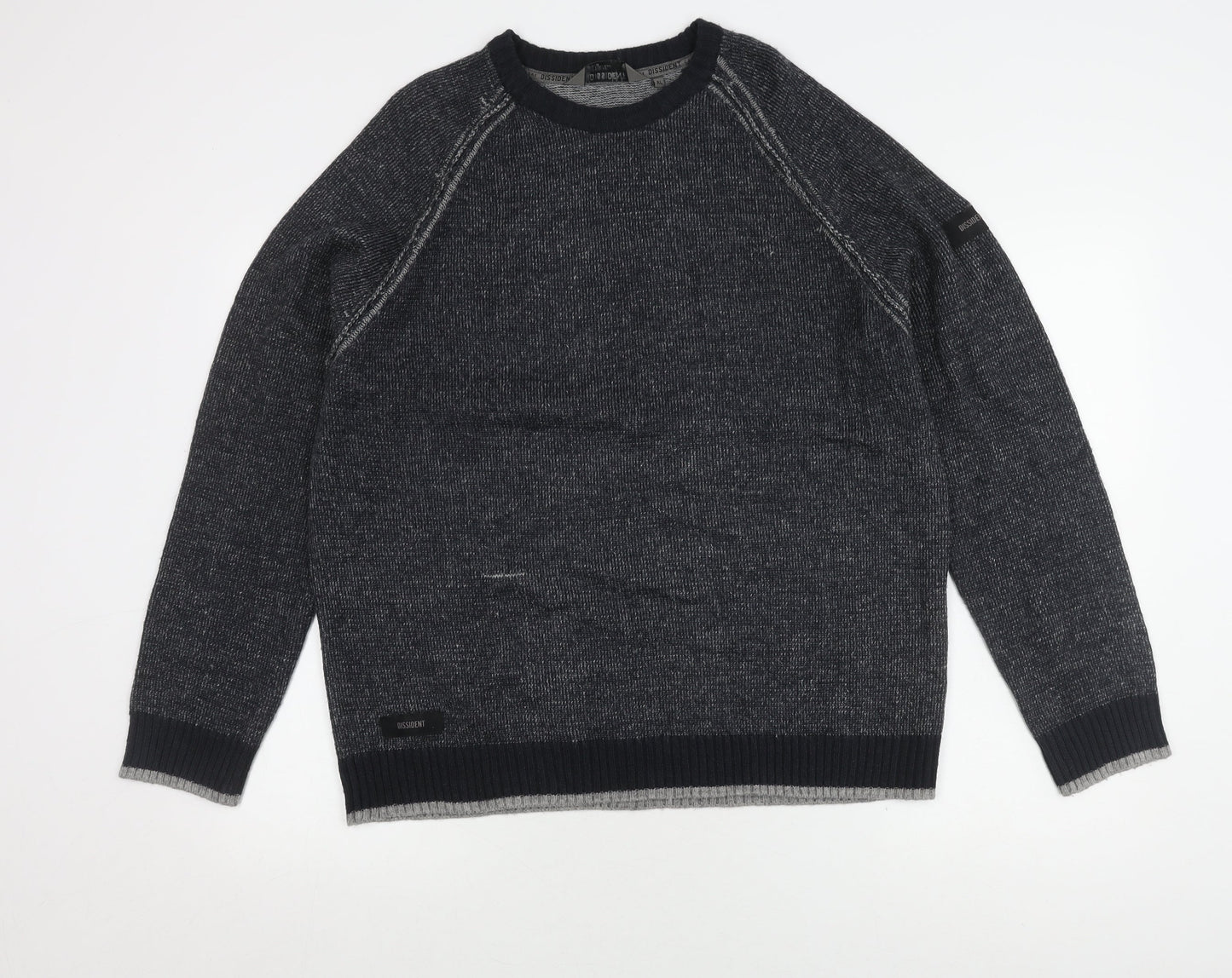 Dissident Men's Black XL Pullover Jumper