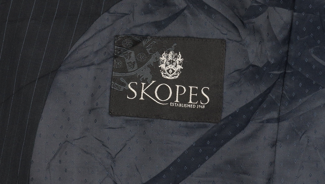 Mens UK Size 40 Skopes Regular Blue Suit Jacket