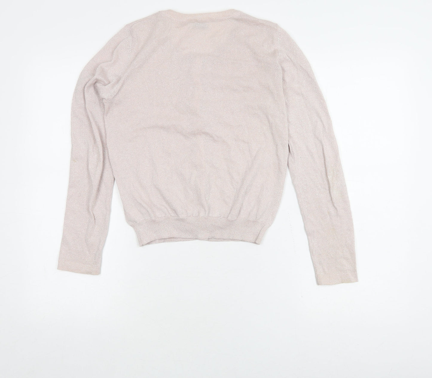 Next Pink Girls Cardigan - Size 13 Years, Button Closure