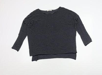 Womens UK Size S Zara Blue Pullover Jumper
