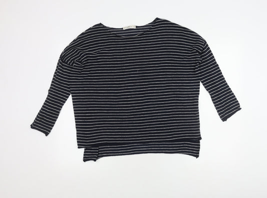 Womens UK Size S Zara Blue Pullover Jumper