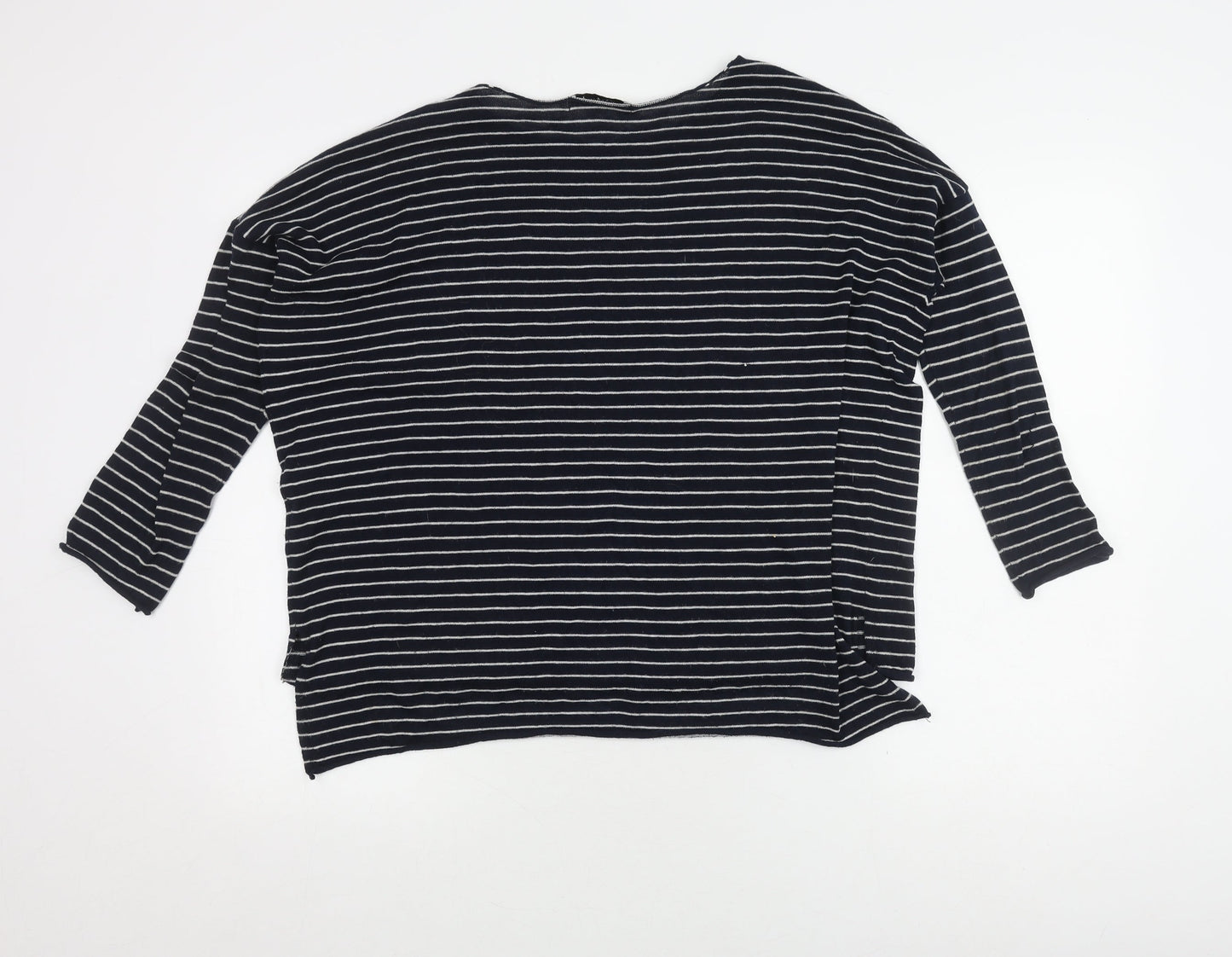 Womens UK Size S Zara Blue Pullover Jumper
