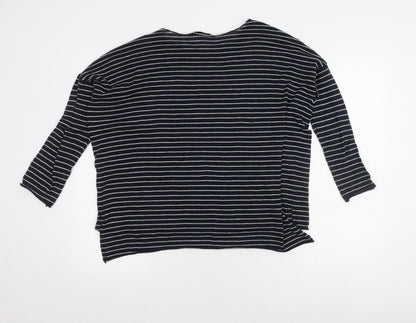 Womens UK Size S Zara Blue Pullover Jumper