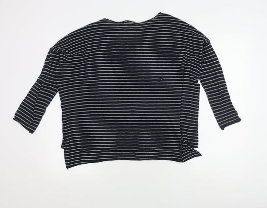 Womens UK Size S Zara Blue Pullover Jumper