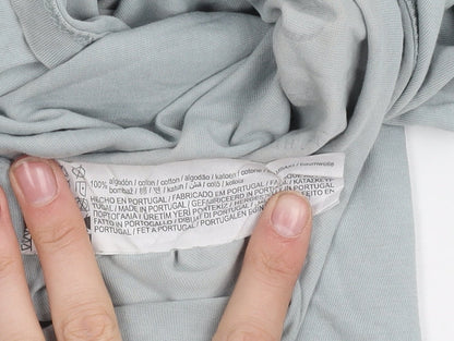 Pull & Bear Men's Art Graphic Blue T-Shirt L