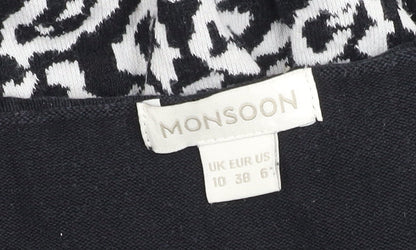 Monsoon Women’s Black A-Line Dress Size 10
