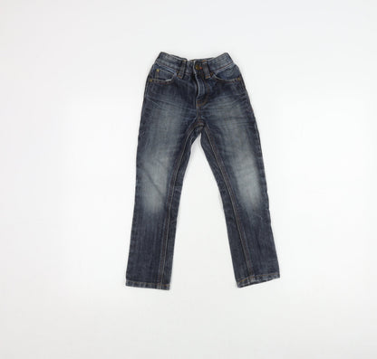 Next Girls Blue Jeans, 4 Years, Regular Denim, Casual Style