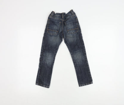 Next Girls Blue Jeans, 4 Years, Regular Denim, Casual Style
