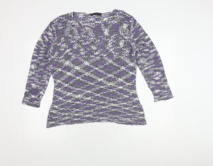 Womens UK Size L Just Elegance Multicoloured Pullover Jumper