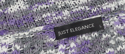 Womens UK Size L Just Elegance Multicoloured Pullover Jumper