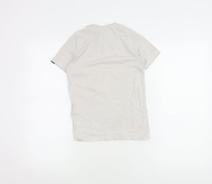 Adidas Boys Beige Graphic T-Shirt 9-10 Years